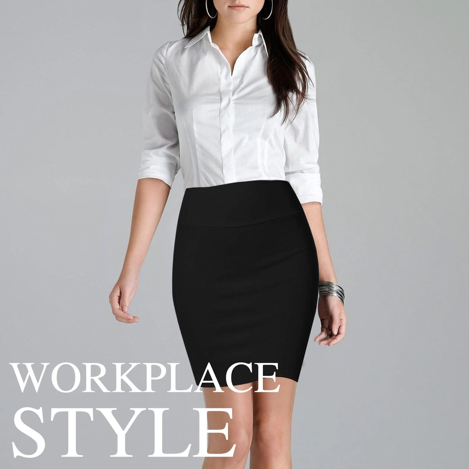 Спідниця-олівець Lancry Чорна, фото №4