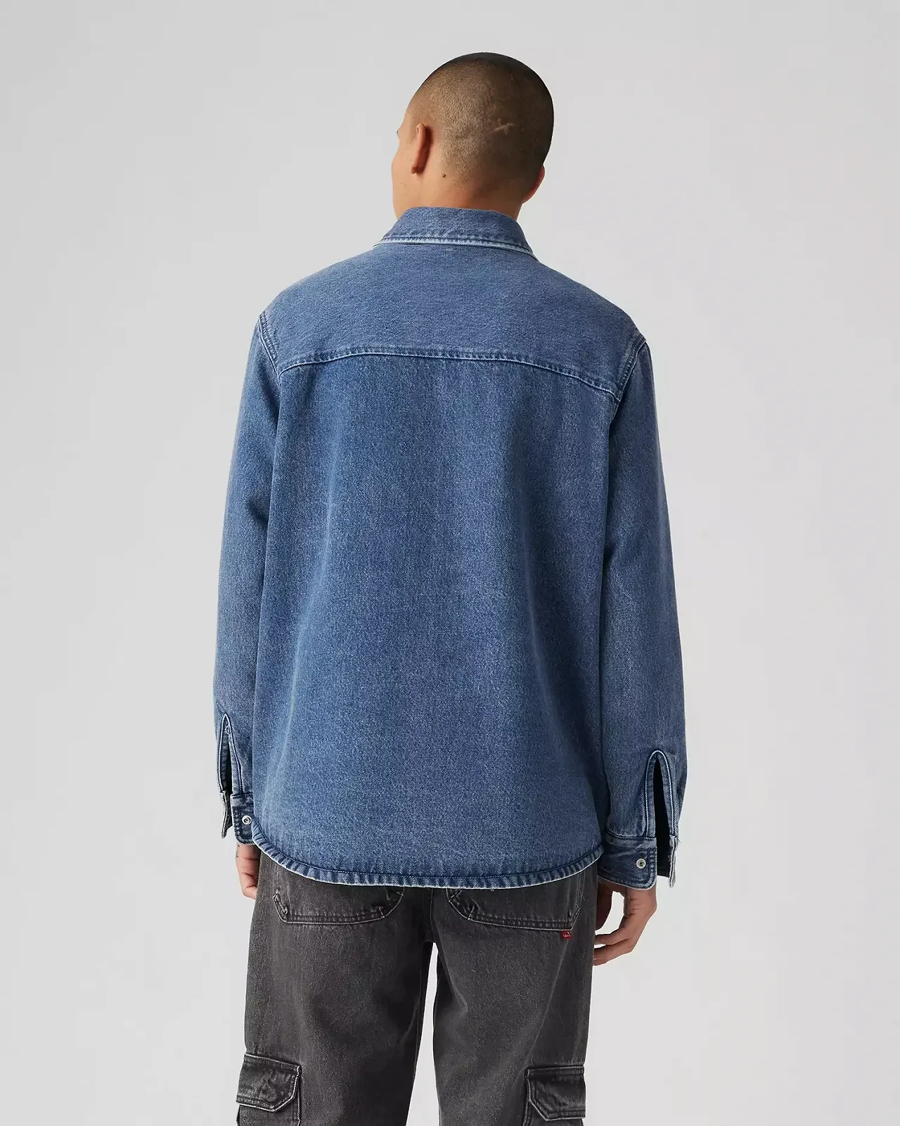 Чоловіча джинсова сорочка  Levis - Telegraph Overshirt Get Involved T Ow - XS, фото №2