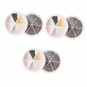 Бусины для ногтей FRCOLOR 6 наборов Стильные украшения для маникюра Для творческих проектов и дизайна ногтей Для натуральных и искусственных ногтей - Фото 1