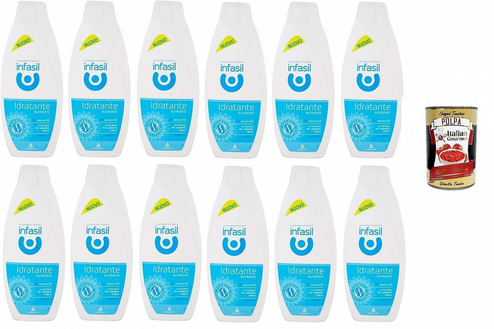 Гель для душу Infasil Moisturising 12 x 500 мл + Томатна м'якоть 400 г, фото №1