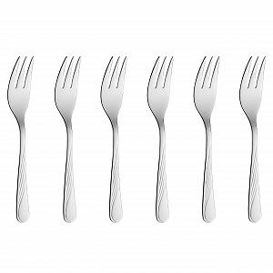 Купить Вилка для торта Gerlach 1760 Celestia, набор на 6 персон, нержавеющая сталь 18/10, серебристая - Фото 1 Вилка для торта Gerlach 1760 Celestia, набор на 6 персон, нержавеющая сталь 18/10, серебристая - Фото 1