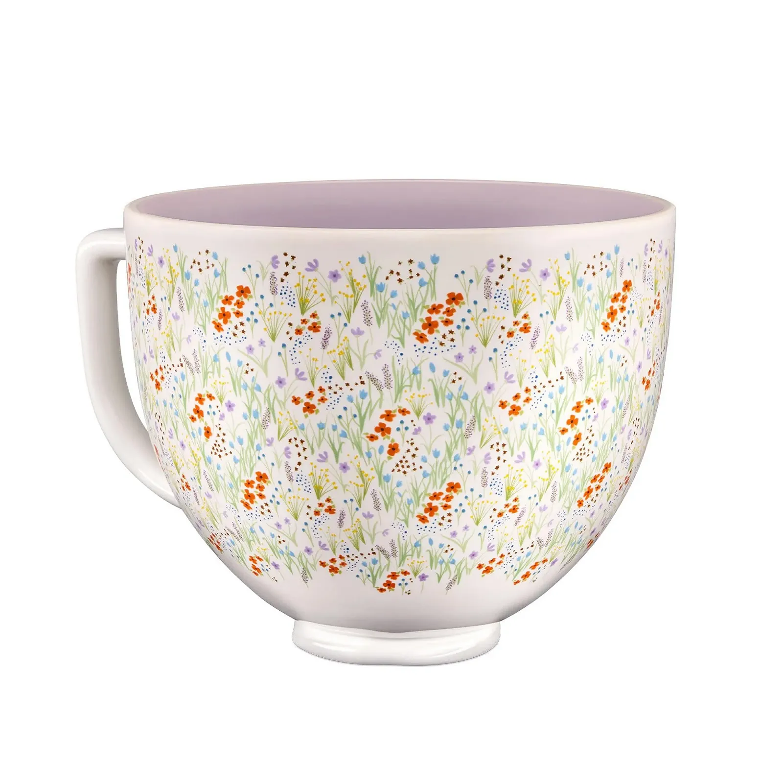 Чаша для змішування KitchenAid Wildflower 5KSM2CB5WF керамічна 4,7 л Wildflower, фото №2