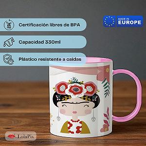 Персонализированная кружка Пластиковая детская Различные дизайны FRIDA synthetic.ua - Фото 1