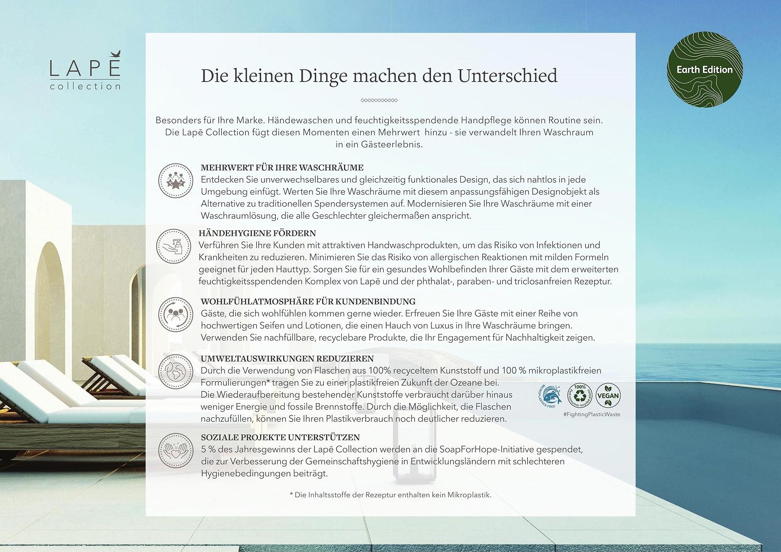 Шампунь та гель для душу LAPĒ Collection Sakura Sea Breeze 0.3 л 8 шт., фото №4