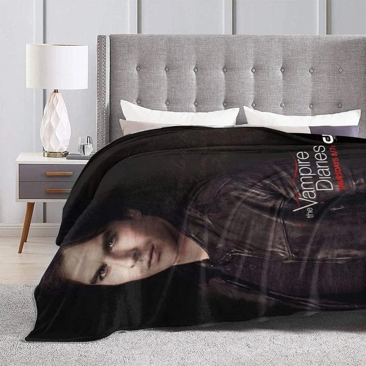 Покривало The Vampire Diaries YYXPDD Мікрофібра фланелева 204 x 153 см (80 x 60 дюймів) Terror-4, фото №2