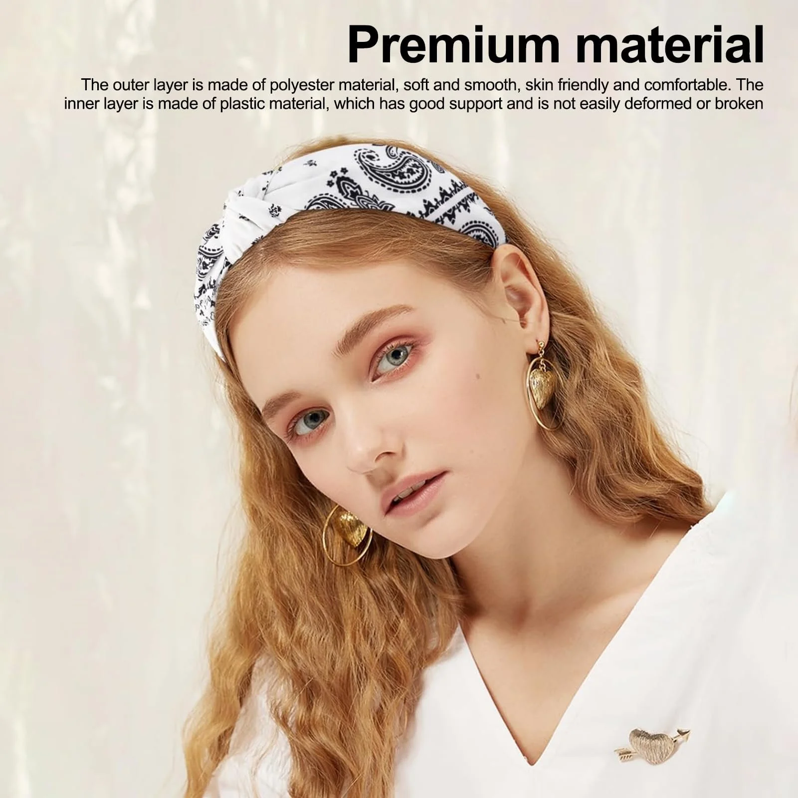 Обруч на голову Широка жіноча, Набір з 4, фото №3 Обруч на голову Широка жіноча, Набір з 4, фото №3