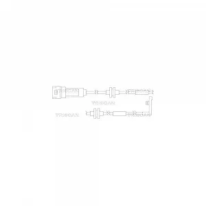 Датчик зносу гальмівних колодок TRISCAN 8115 24014 для OPEL VAUXHALL - Фото 1