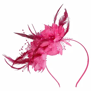 Обруч з пір'ям та штучними квітами 1920-х років - Фото 1