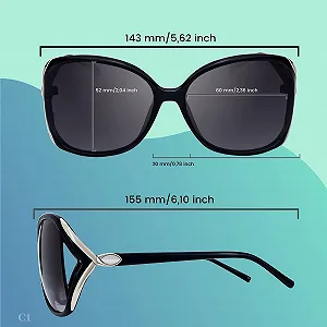 Солнцезащитные очки SQUAD Большого размера Модные 100% UV400 защита synthetic.ua - Фото 1