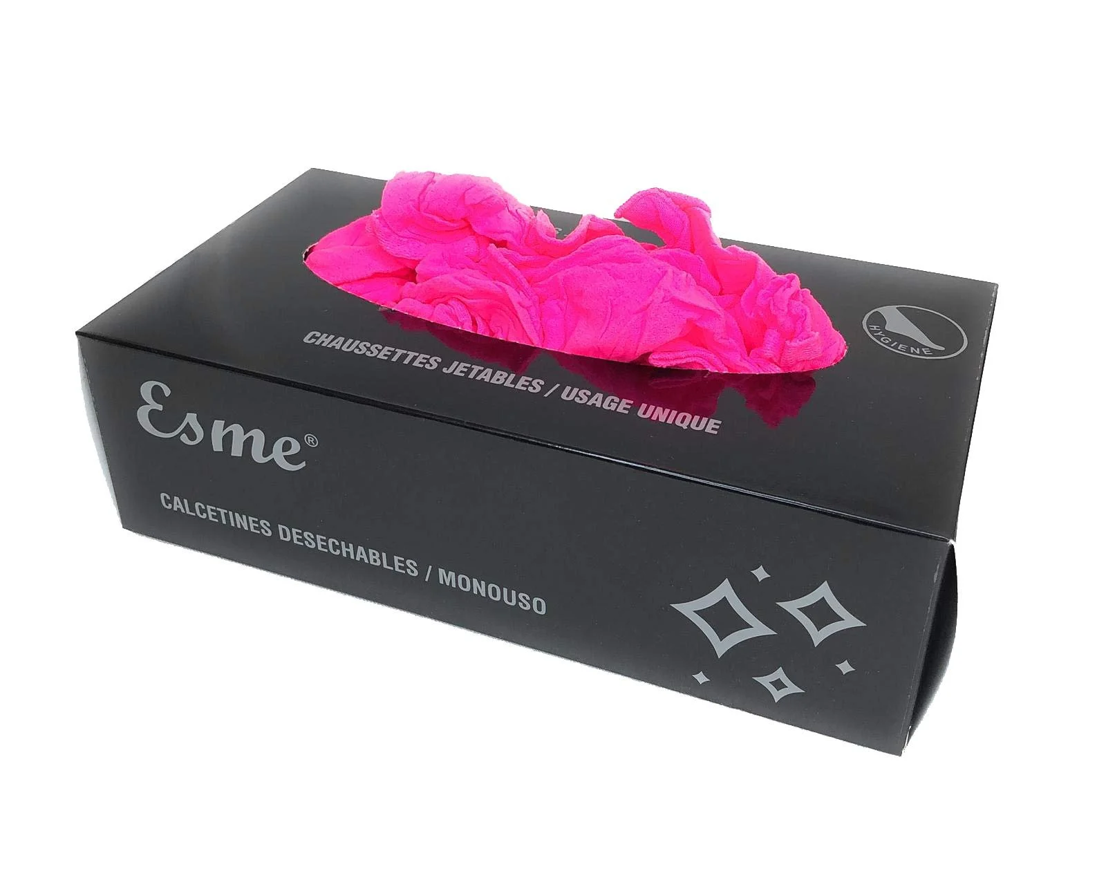 Шкарпетки Esme 20 Den, одноразові, для жінок та чоловіків, One Size, 100 шт/упаковка, фото №3