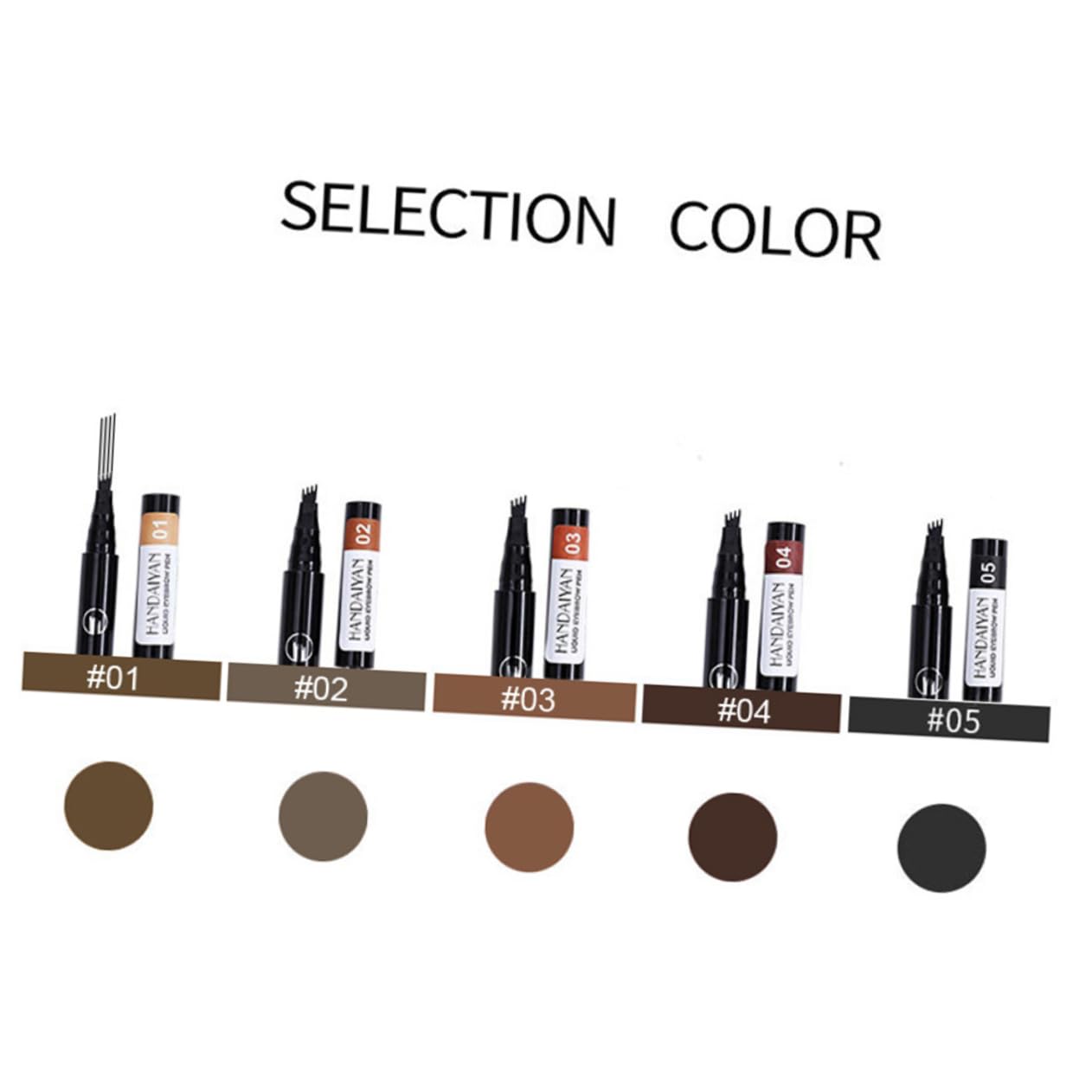 Мікроблейд Minkissy Microblade Eyebrow Pencil Рідкий олівець для брів Водостійкий, фото №5