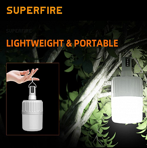 Акумуляторний ламп T26 SuperFire 450 Lumen IP42 synthetic.ua - Фото 1
