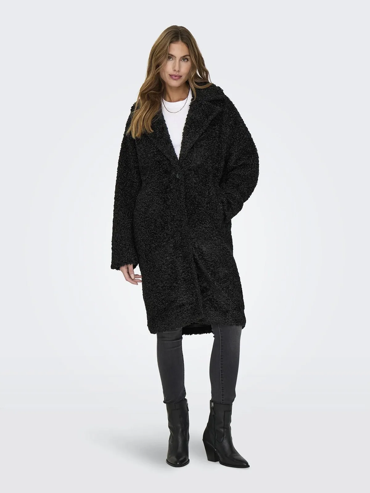 Пальто ONLY Onlcatalina Shaggy Coat CC OTW, фото №5