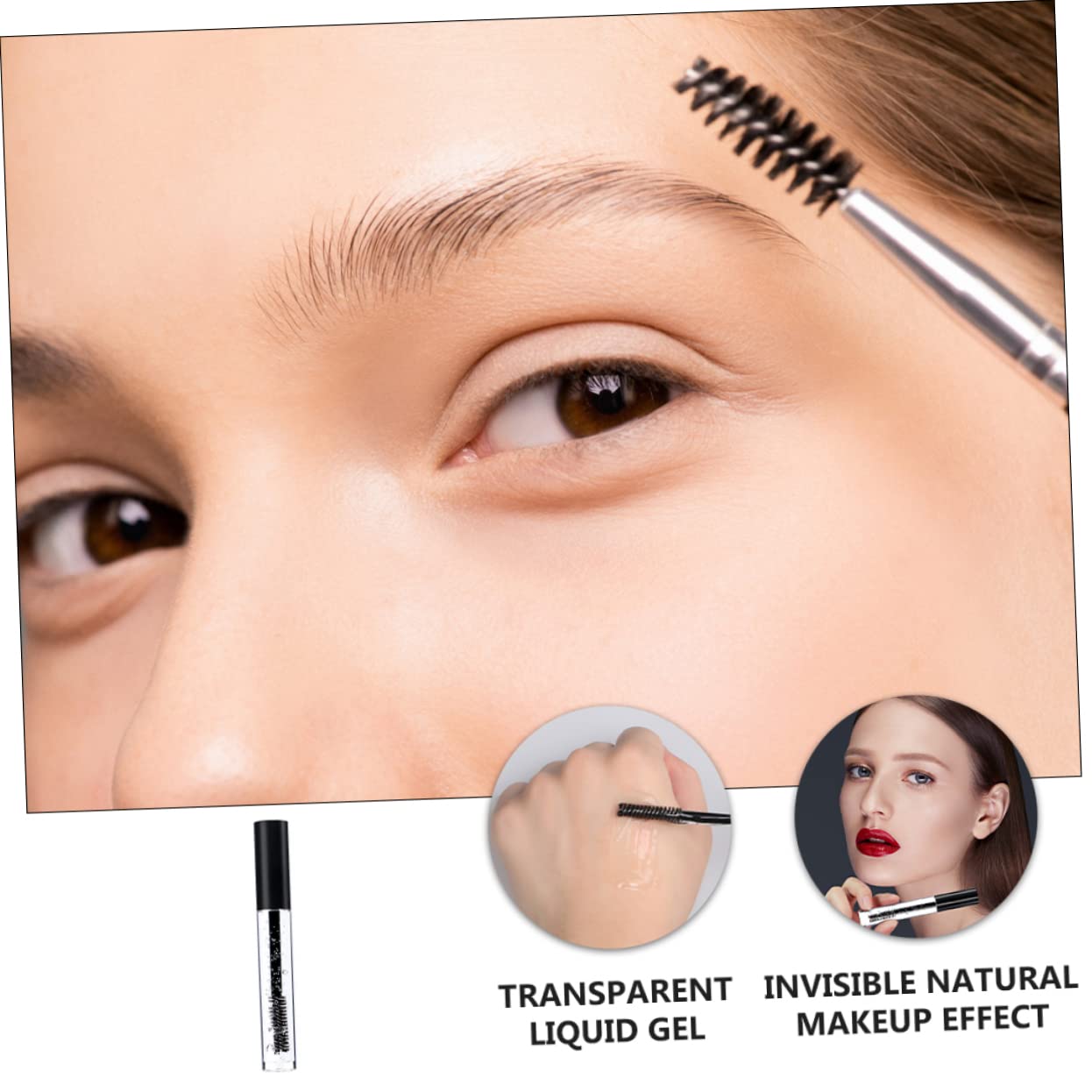 Маскара Beaupretty Liquid Soap Clear 3.8 г Прозорий Гель для Бров Eyebrow Gel, фото №4