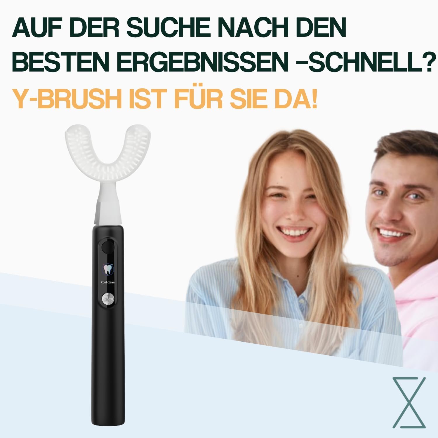 Електрична звукова зубна щітка Y-Brush Ultra автоматична з відбілюванням 6 місяців автономної роботи для дорослих, фото №2