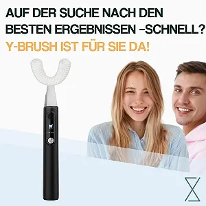 Електрична звукова зубна щітка Y-Brush Ultra автоматична з відбілюванням 6 місяців автономної роботи для дорослих synthetic.ua - Фото 1