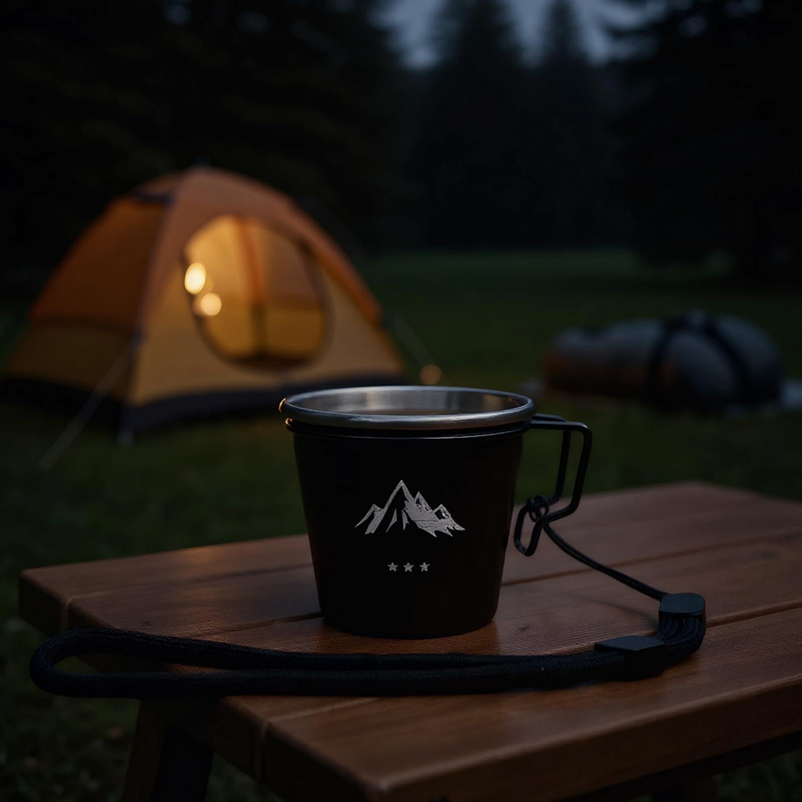 Кухоль з нержавіючої сталі, маленький, портативний брелок, фото №3