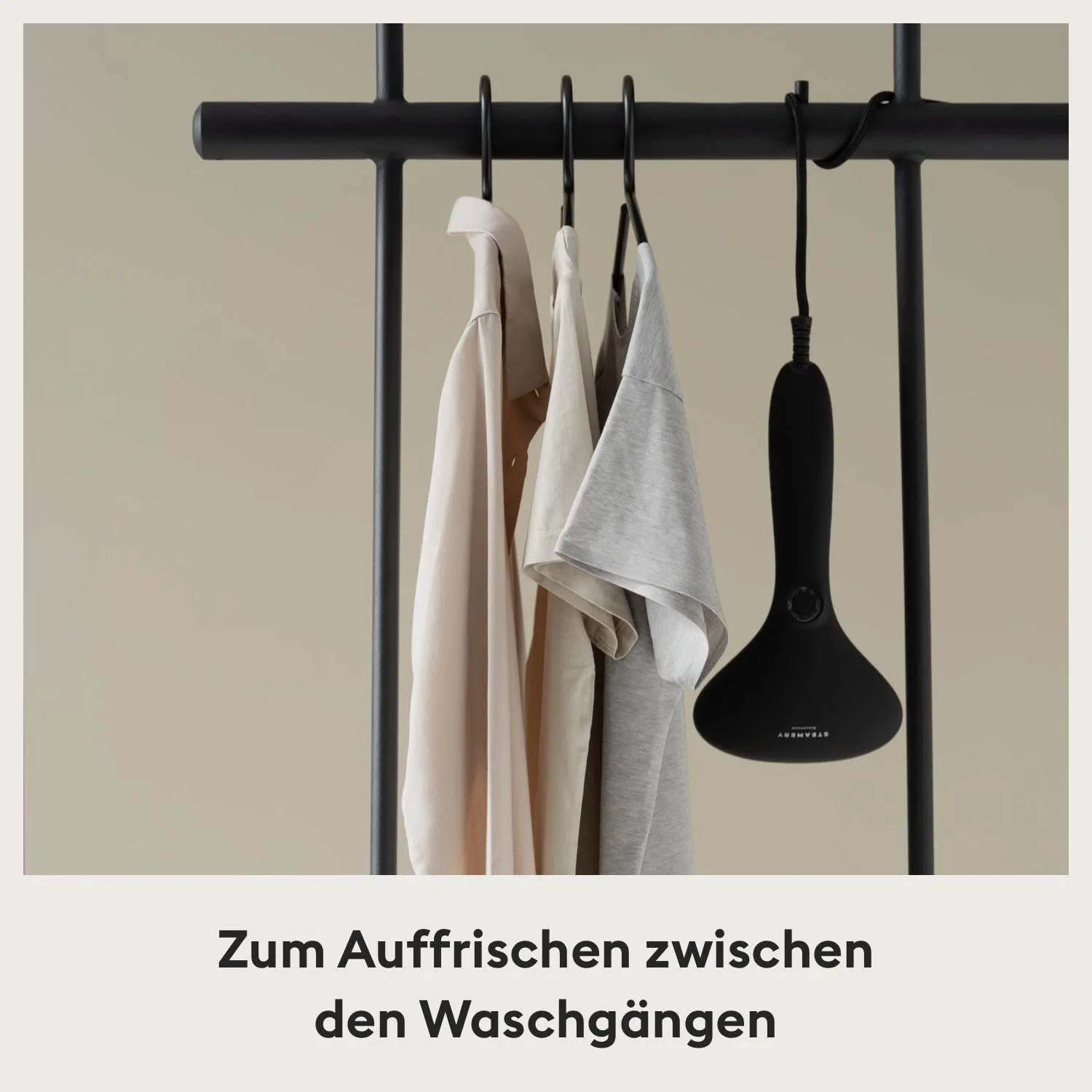 Вертикальный отпариватель Steamery Cirrus 2 1500W 15 г/мин Black, фото №5