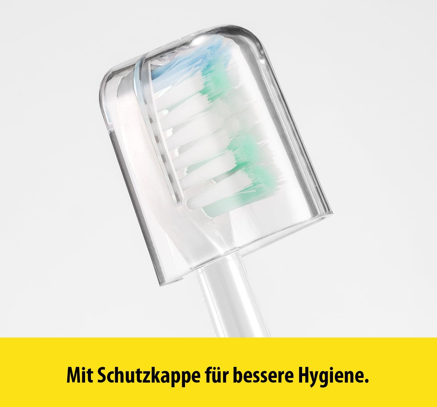 Електрична зубна щітка CARRERA з захисним ковпачком Біла, фото №3