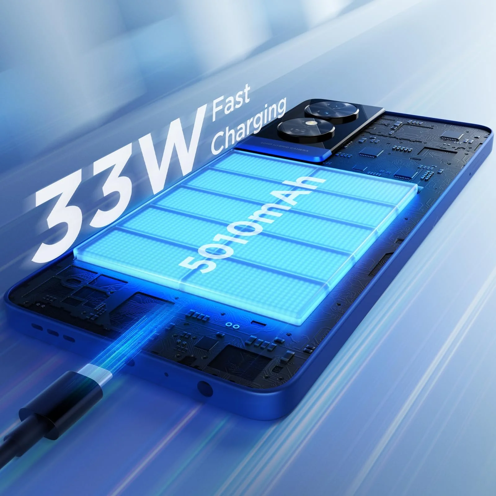 Смартфон TCL 50 SE 6.78 дюйма FHD+ 90 Гц NXTVISION 4/128 ГБ 50 Мп 5010 мАг 33 Вт Midnight Blue, фото №4 Смартфон TCL 50 SE 6.78 дюйма FHD+ 90 Гц NXTVISION 4/128 ГБ 50 Мп 5010 мАг 33 Вт Midnight Blue, фото №4