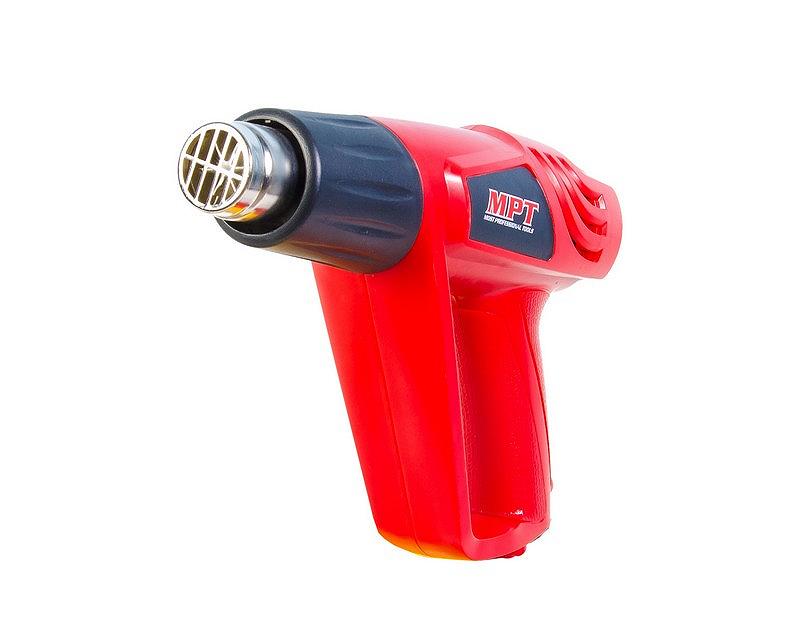 Фен промисловий MPT 2000 Вт 350-550°С 300-500 л/хв аксесуари 5 шт MHG2003, фото №2