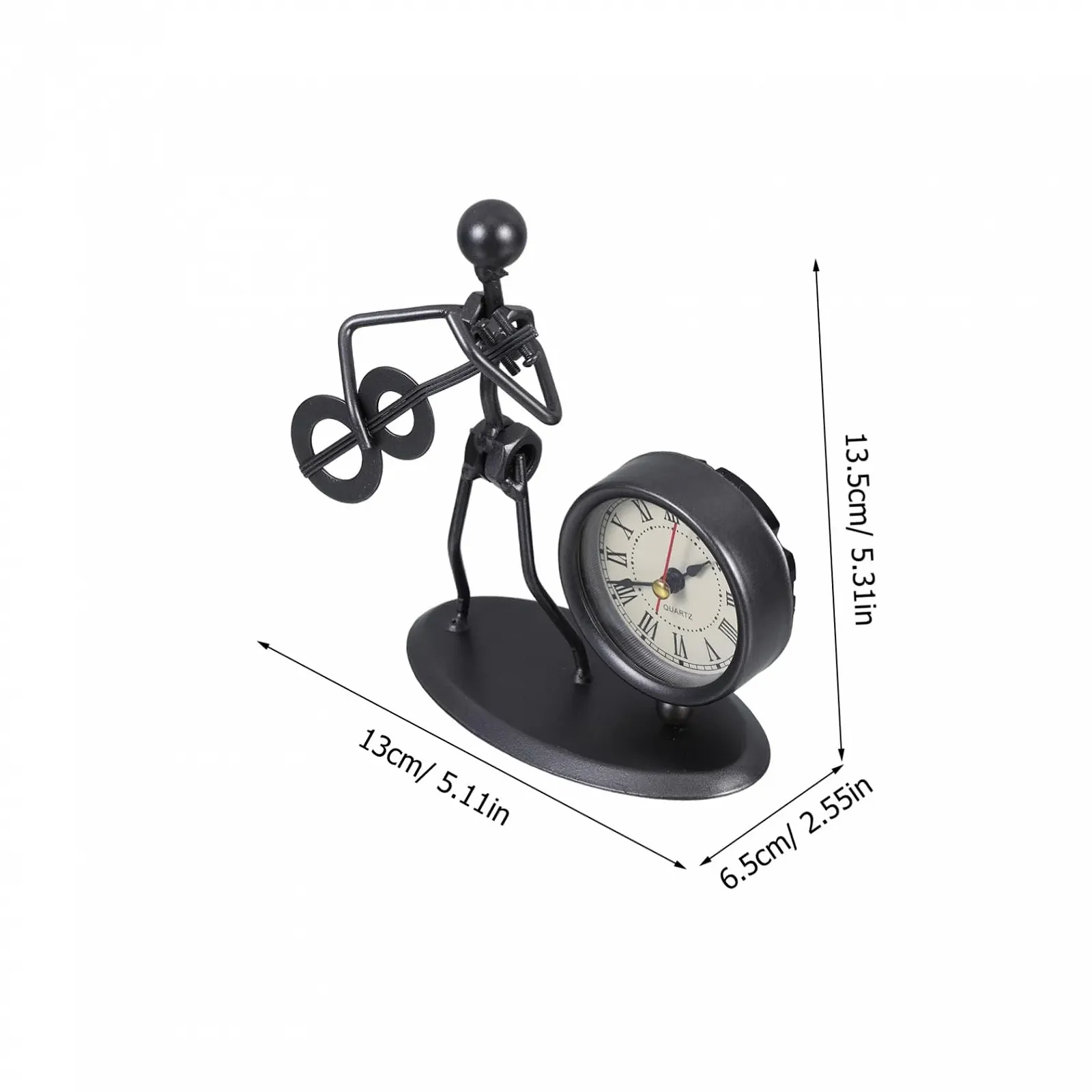 Настільний годинник MUCKLILY Вінтажний настільний Маленький, фото №9 Настільний годинник MUCKLILY Вінтажний настільний Маленький, фото №9