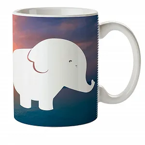 Дитяча Чашка Mr. & Mrs. Panda Слоненя Савана Пластикова - Фото 1