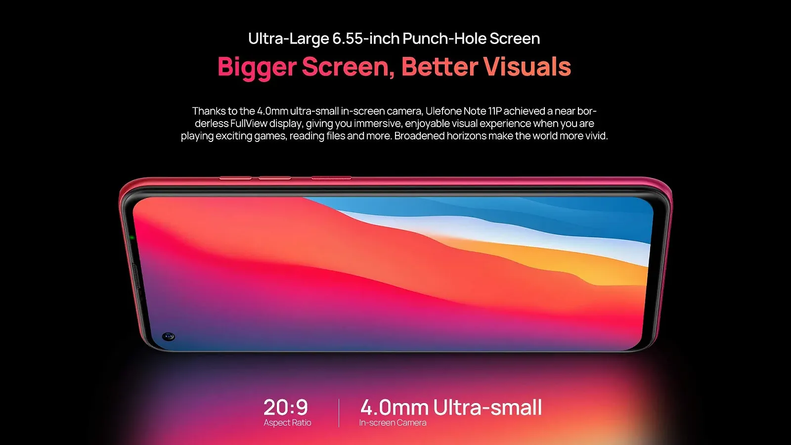 Смартфон Ulefone Note 11P 8/128GB 6.55", фото №3 Смартфон Ulefone Note 11P 8/128GB 6.55", фото №3