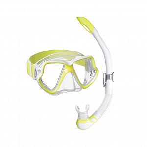 Комплект Маска та трубка Mares Aquazone Combo Wahoo Neon, доросла, унісекс synthetic.ua - Фото 1