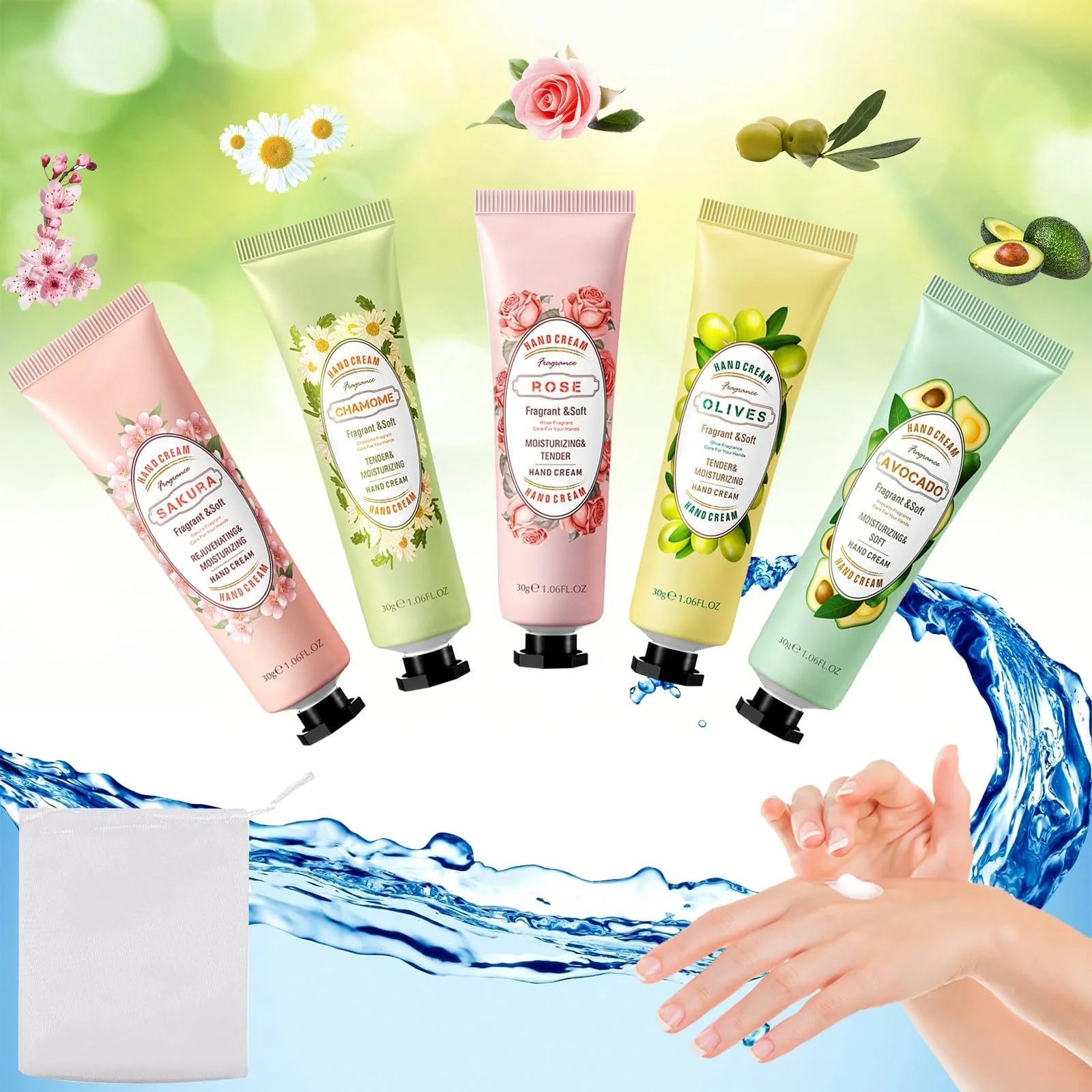 Набор кремов для рук женский - 5 шт, фото №1