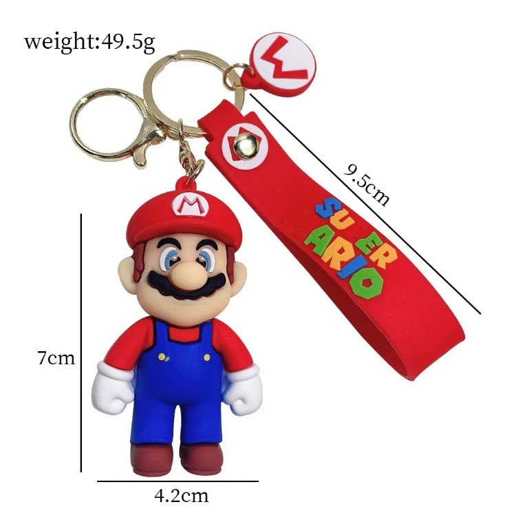 Брелок Супер Маріо Super Mario на ключі, брелоки для дітей іграшка 7 см, фото №2 Брелок Супер Маріо Super Mario на ключі, брелоки для дітей іграшка 7 см, фото №2