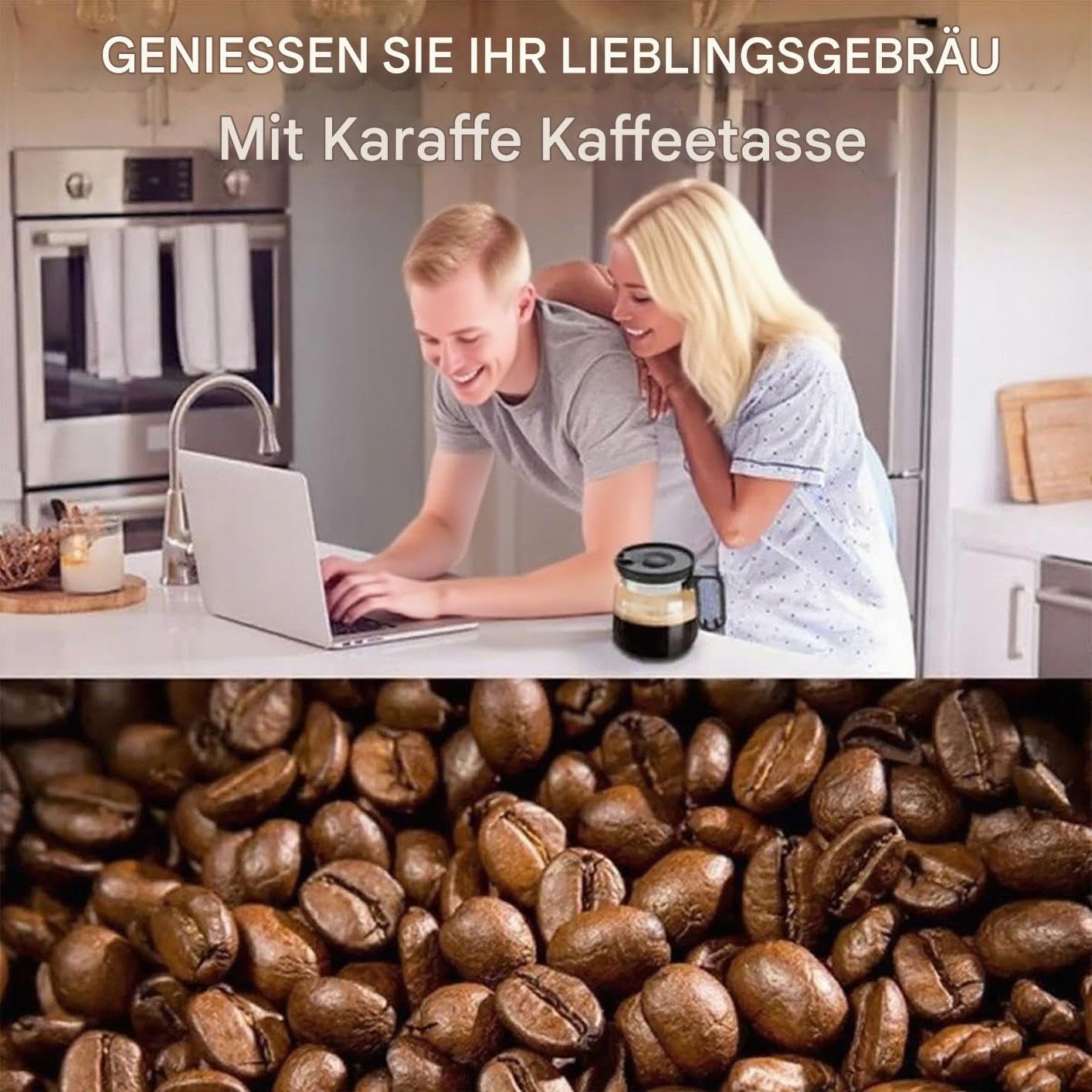 Склянка 470 мл з ручкою та кришкою, фото №4