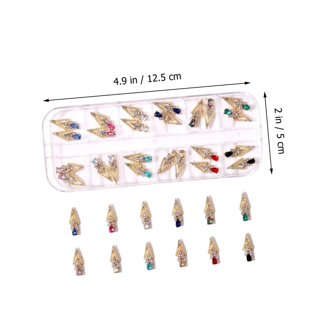 Прикраси для нігтів декоративні аксесуари для манікюру з дизайном для вечірок і професійних нігтьових салонів, фото №8
