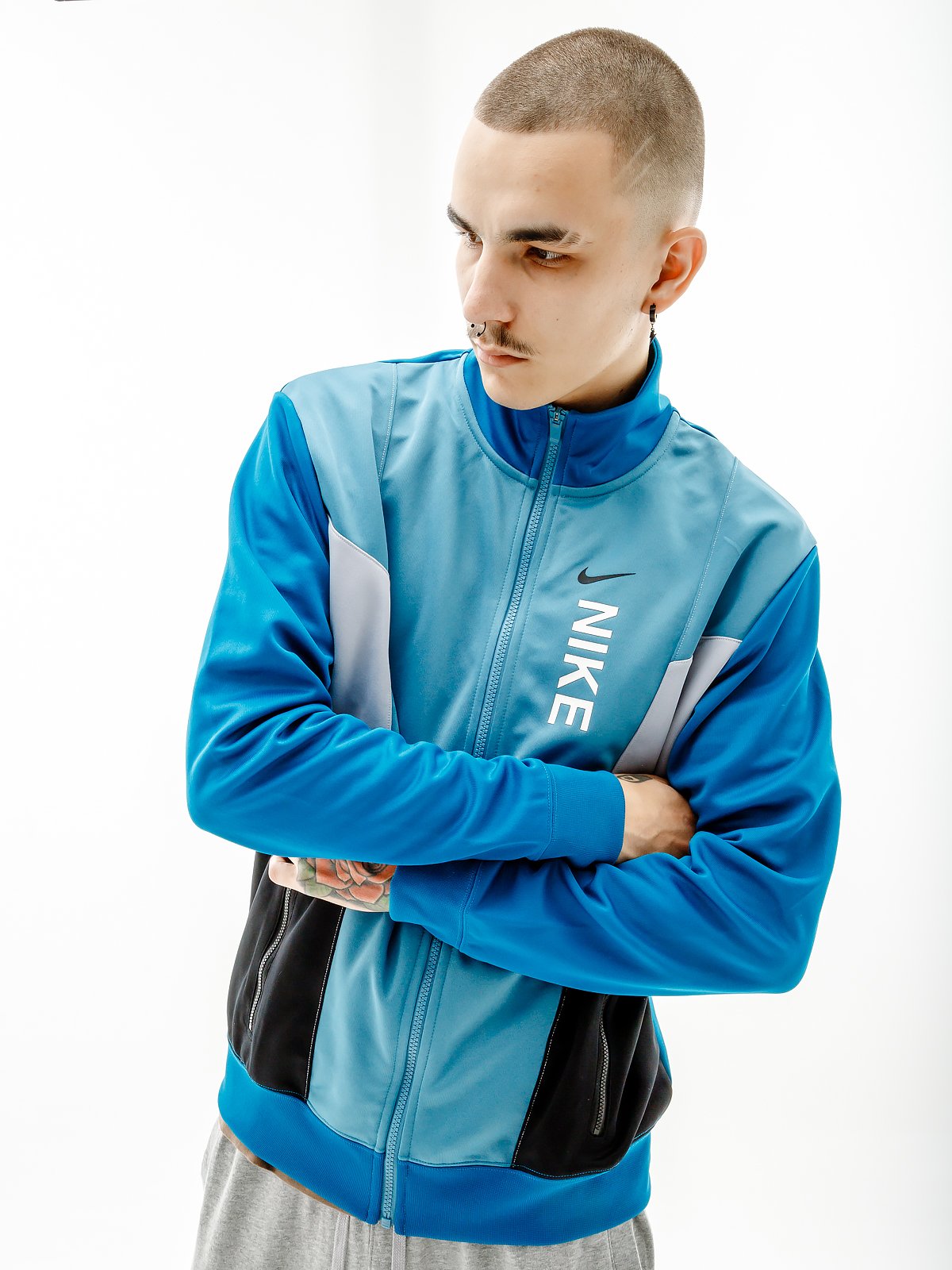 Джемпер Nike NSW HYBRID PK TRACKTOP L, фото №1