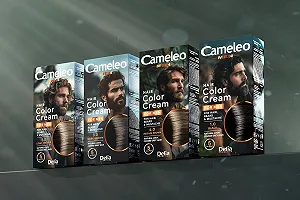 Крем-фарба для волосся Cameleo Men Стійка Ефективно зафарбовує сивину! Легкий у використанні. Ефект помітний через 5 хв. Без аміаку, PPD та парабенів Чорний synthetic.ua - Фото 1