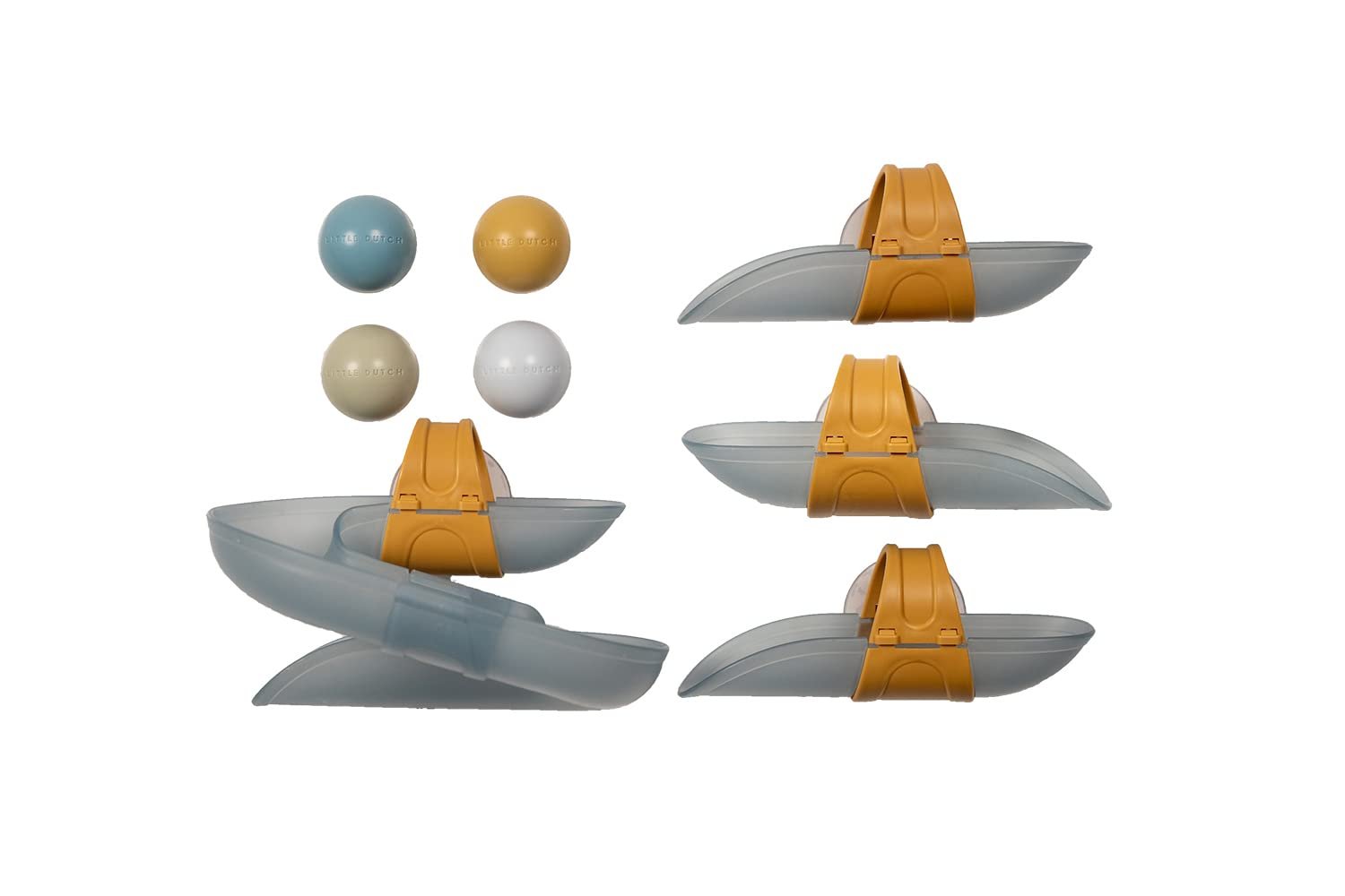 Іграшка для ванни Little Dutch Гірка для кульок Синій, фото №1