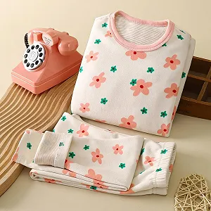 Комплект піжам для дівчат (2 шт.) Літня піжама synthetic.ua - Фото 1