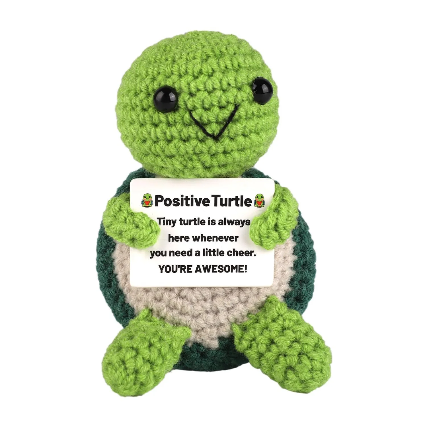 Черепаха TOYMIS Positive Turtle Mini Knitted Turtle Turtle Crochet Positive Crochet Animals Knitting Doll Positive Crochet Turtle Мотивационный Подарок Украшение (Зелёный), фото №1 Черепаха TOYMIS Positive Turtle Mini Knitted Turtle Turtle Crochet Positive Crochet Animals Knitting Doll Positive Crochet Turtle Мотивационный Подарок Украшение (Зелёный), фото №1