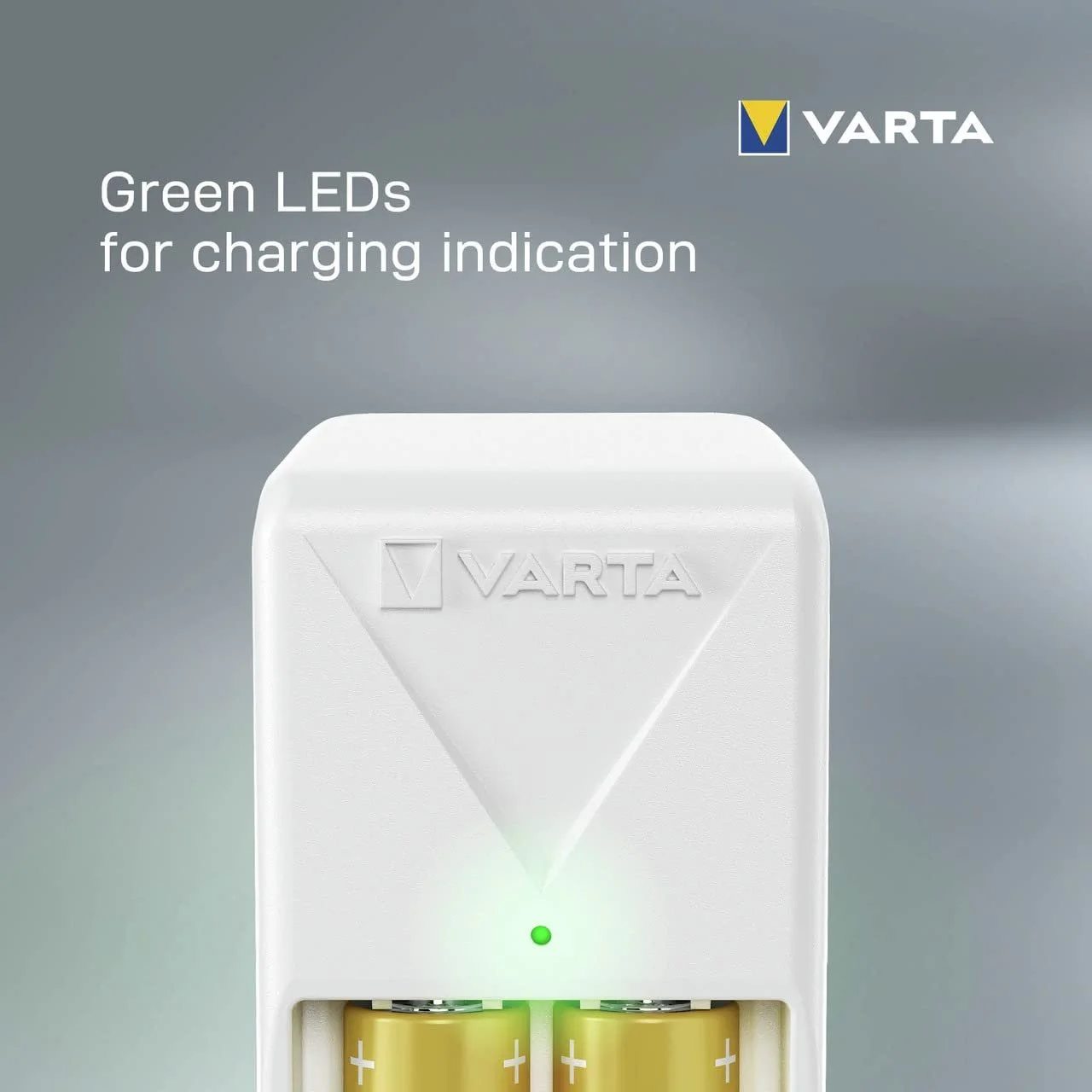 Зарядний пристрій Varta для акумуляторів, включає 2 x AAA 800 mAh, білий, фото №7