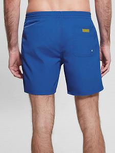 Чоловічі плавальні шорти Guess - Medium Drawstring Swim Shorts Синій - М synthetic.ua - Фото 1