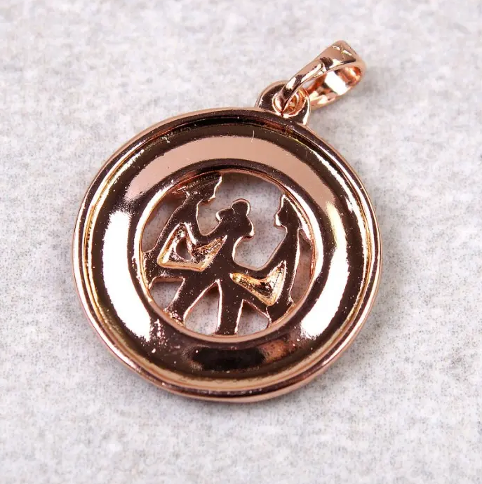 Кулон Близнюки-знак зодіаку для жінок, фото №4