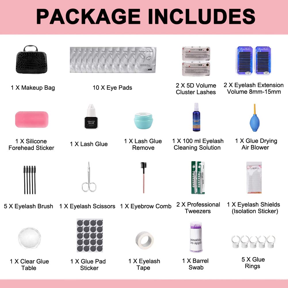 Набор TwoWin Eyelash Extension Training Kit Professional Natural Makeup Practice Accessory, фото №6