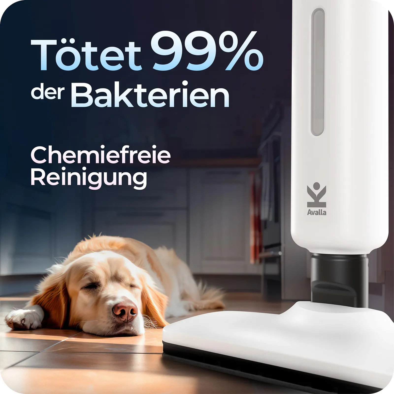 Пароочиститель Avalla T-20 паровая швабра 120°C 500 мл White, фото №2