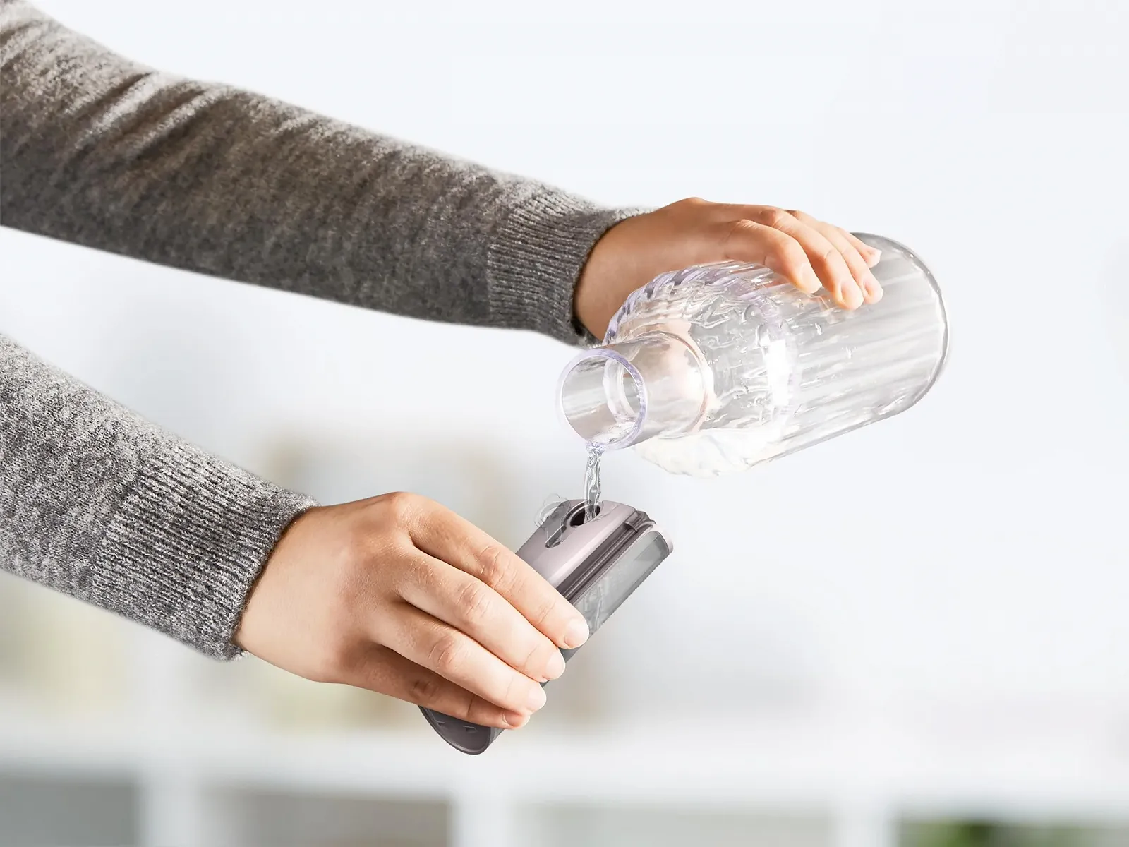 Отпариватель Tefal Pure Force DT8720E0 2-в-1 Розовый металлик/Белый, фото №9