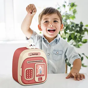 Скарбничка Smart з автоматичним купюроприймачем та відбитком пальця звукові ефекти synthetic.ua - Фото 1