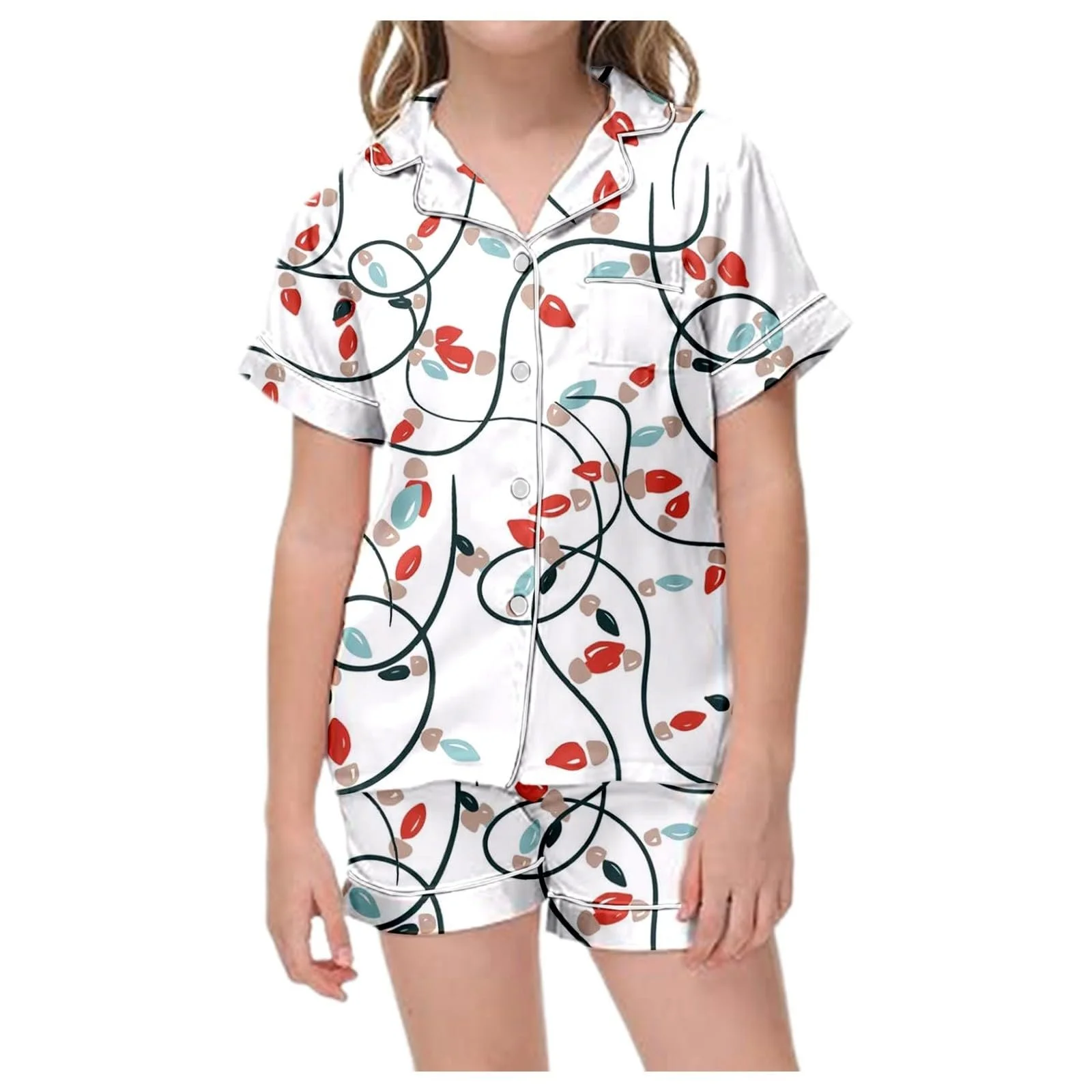 Детский флисовый пижамный комплект с принтом, повседневный, с длинными рукавами, флисовая пушистая пижама с мультяшным рисунком, детский комплект из двух предметов для мальчиков и девочек, фото №1 Детский флисовый пижамный комплект с принтом, повседневный, с длинными рукавами, флисовая пушистая пижама с мультяшным рисунком, детский комплект из двух предметов для мальчиков и девочек, фото №1