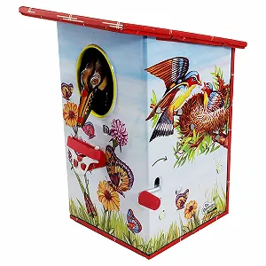 Жерстяна скарбничка Freak Scene Woodpecker Bird Модель 02 - Фото 1