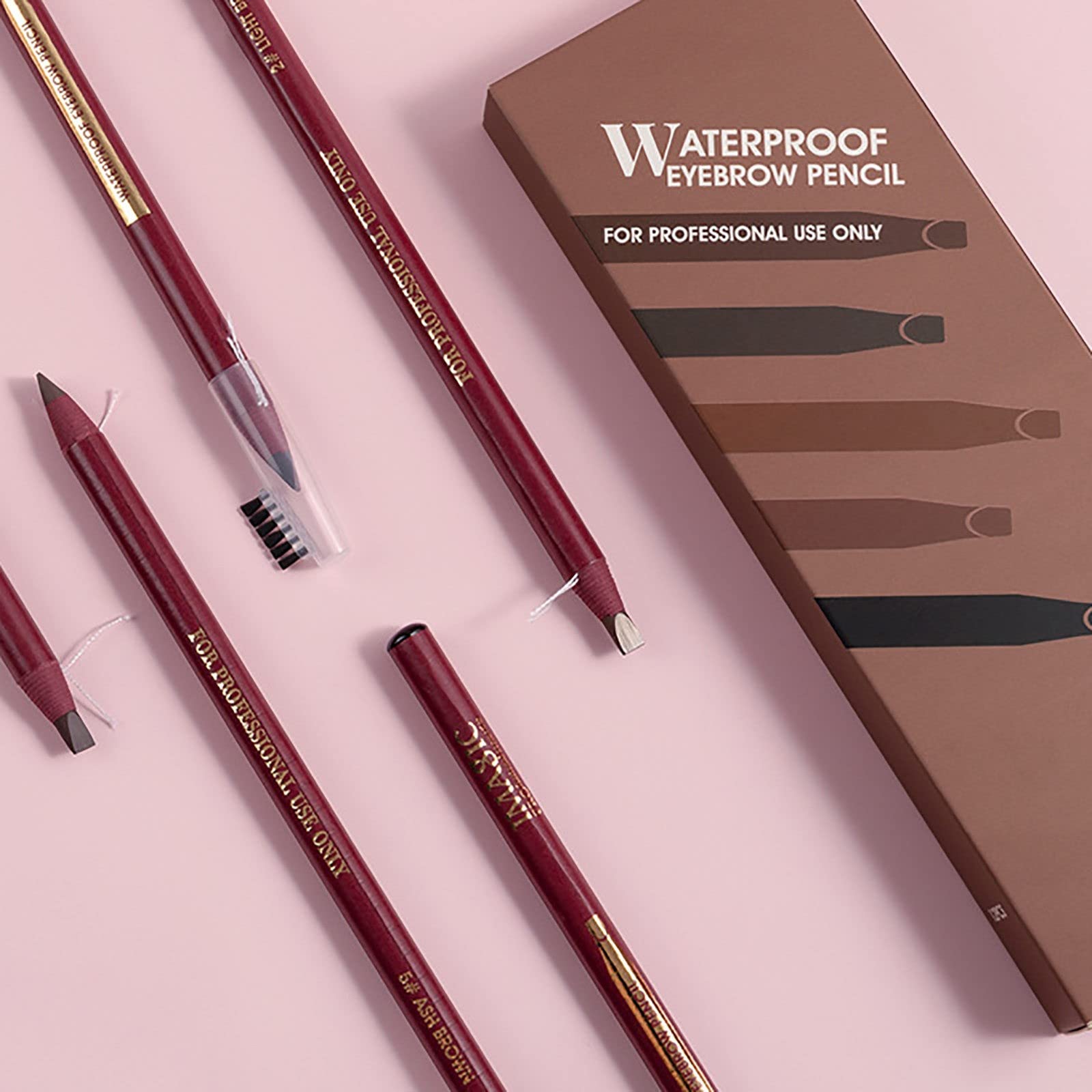Олівець для брів Bright Waterproof Ultra Fine Mechanical Pen B, фото №4