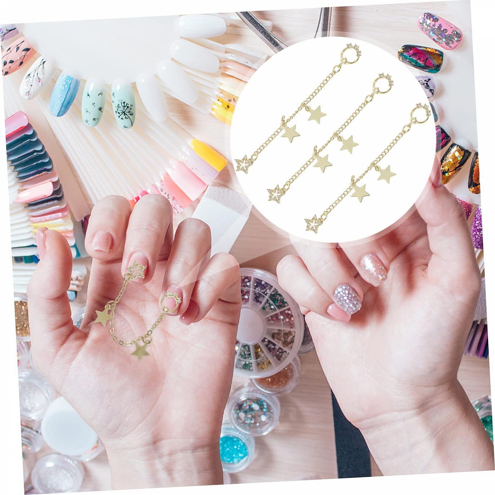 Аксесуари для манікюру FRCOLOR. Підвіски-ланцюжки для нігтів, фото №5