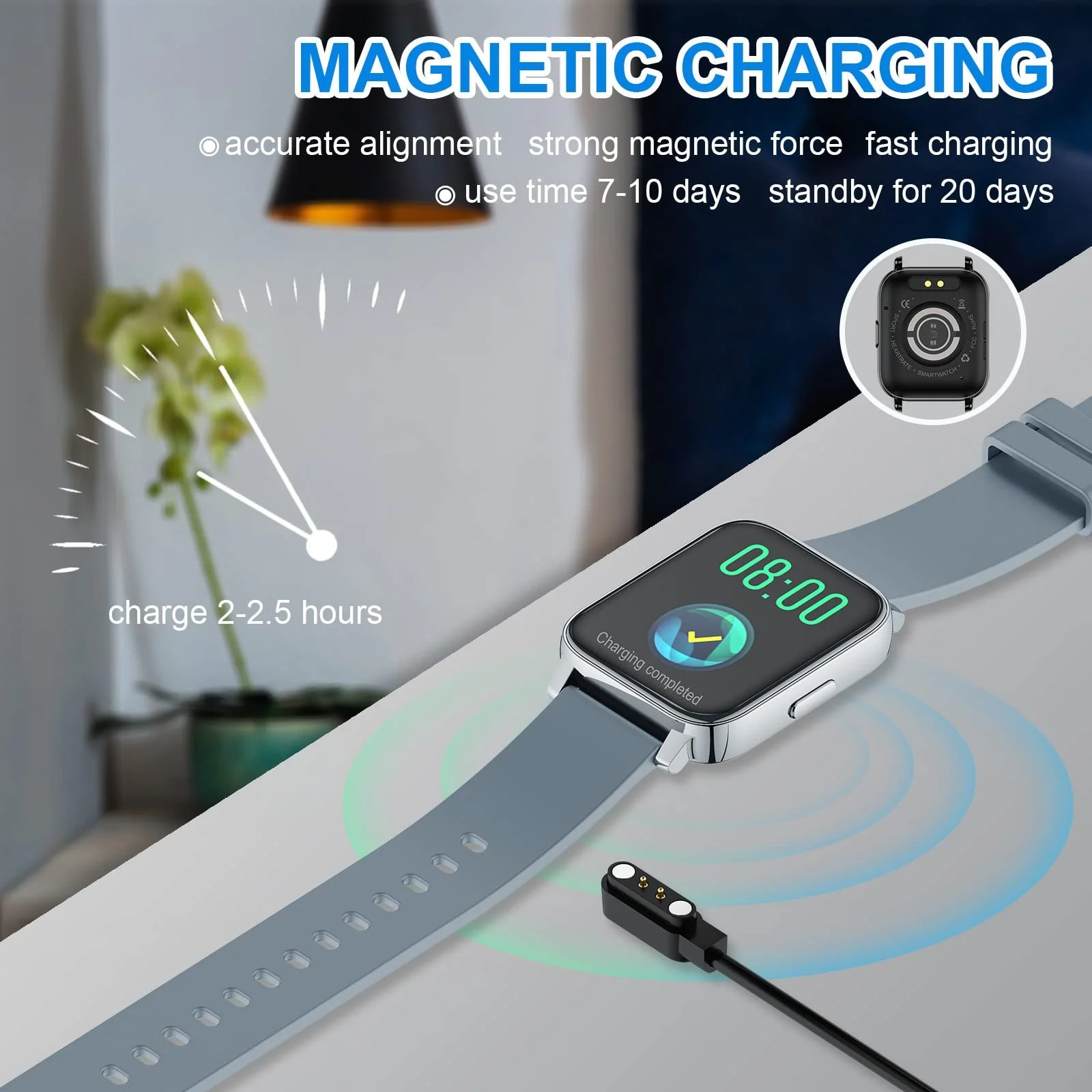 Розумний годинник SUPBRO для чоловіків та жінок, фітнес-годинник з Bluetooth дзвінками, 1.69-дюймовий, фото №4 Розумний годинник SUPBRO для чоловіків та жінок, фітнес-годинник з Bluetooth дзвінками, 1.69-дюймовий, фото №4